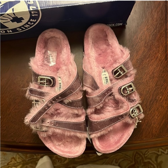 Birkenstock Florida Fresh Shearling lavender US 6 Km - Picture 2 of 5